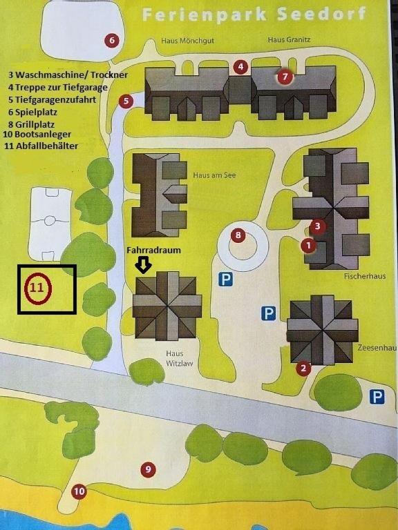 Ferienwohnung Granitzblick 3 Mit Wintergarten Und Seeblick Seedorf  Zewnętrze zdjęcie